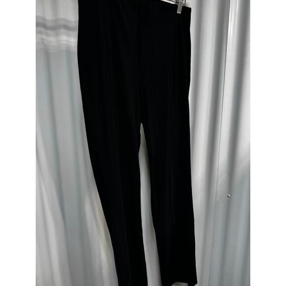 Honeylove Structured Stretch Pants Sculpting Black Athleisure Base Women’s M - Picture 5 of 12